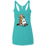 T-Shirts Tahiti Blue / X-Small Rebellion Hero Women's Triblend Racerback Tank