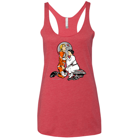 T-Shirts Vintage Red / X-Small Rebellion Hero Women's Triblend Racerback Tank