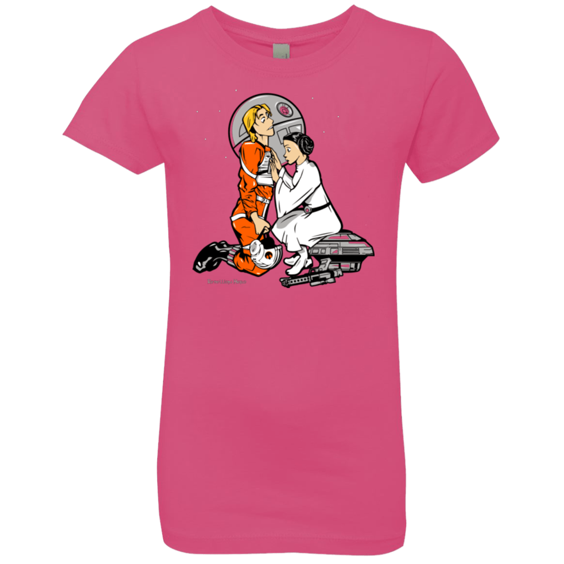 T-Shirts Hot Pink / YXS Rebellon Hero Girls Premium T-Shirt