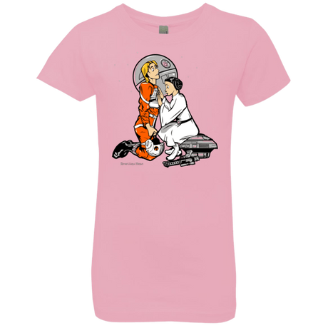 T-Shirts Light Pink / YXS Rebellon Hero Girls Premium T-Shirt