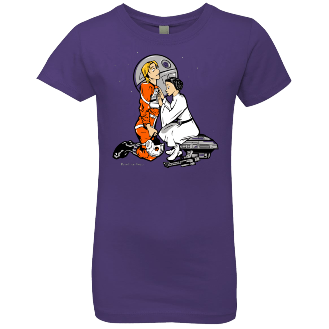 T-Shirts Purple Rush / YXS Rebellon Hero Girls Premium T-Shirt