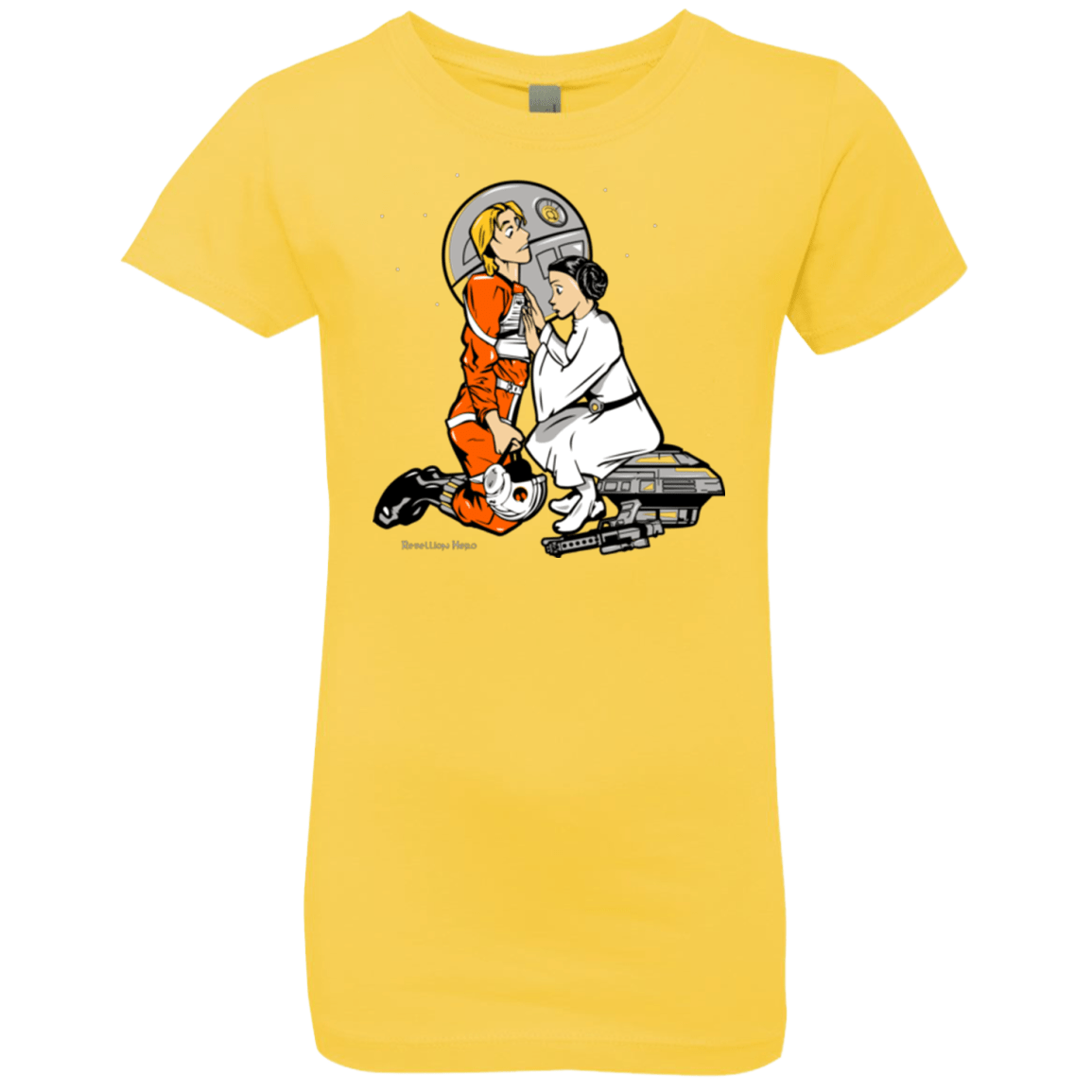 T-Shirts Vibrant Yellow / YXS Rebellon Hero Girls Premium T-Shirt