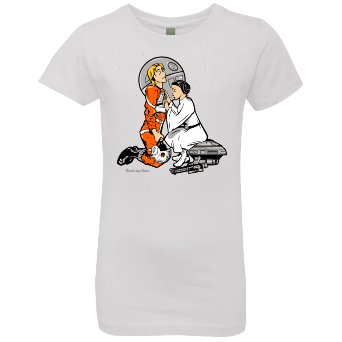 T-Shirts White / YXS Rebellon Hero Girls Premium T-Shirt