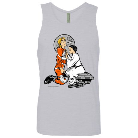 T-Shirts Heather Grey / Small Rebellon Hero Men's Premium Tank Top