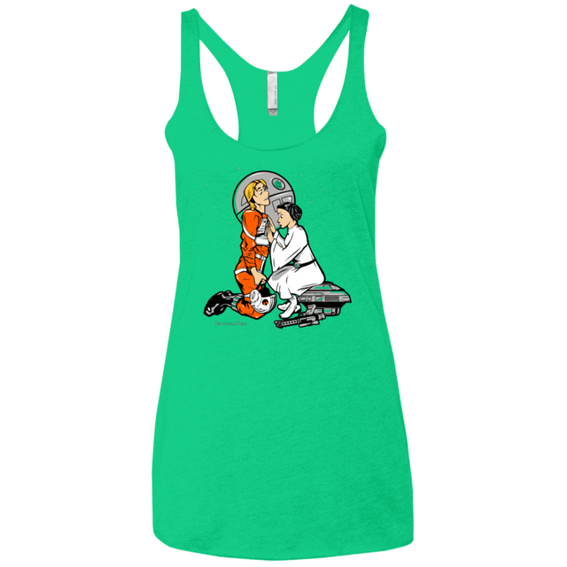 T-Shirts Envy / X-Small Rebellon Hero Women's Triblend Racerback Tank