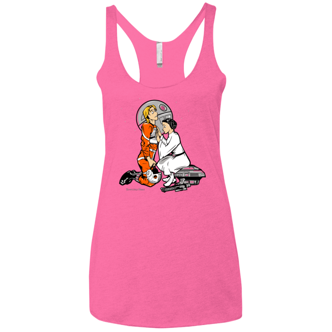 T-Shirts Vintage Pink / X-Small Rebellon Hero Women's Triblend Racerback Tank