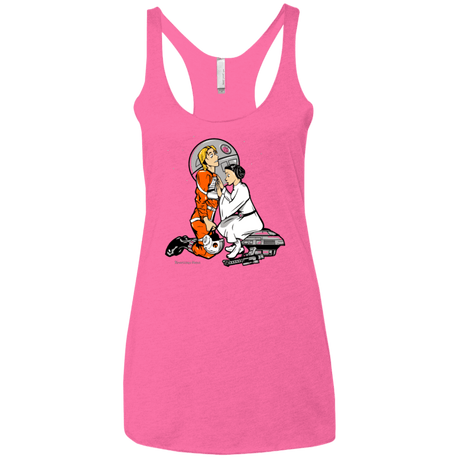 T-Shirts Vintage Pink / X-Small Rebellon Hero Women's Triblend Racerback Tank