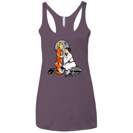 T-Shirts Vintage Purple / X-Small Rebellon Hero Women's Triblend Racerback Tank