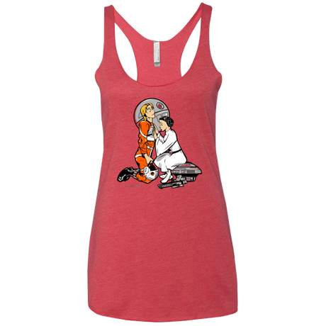 T-Shirts Vintage Red / X-Small Rebellon Hero Women's Triblend Racerback Tank