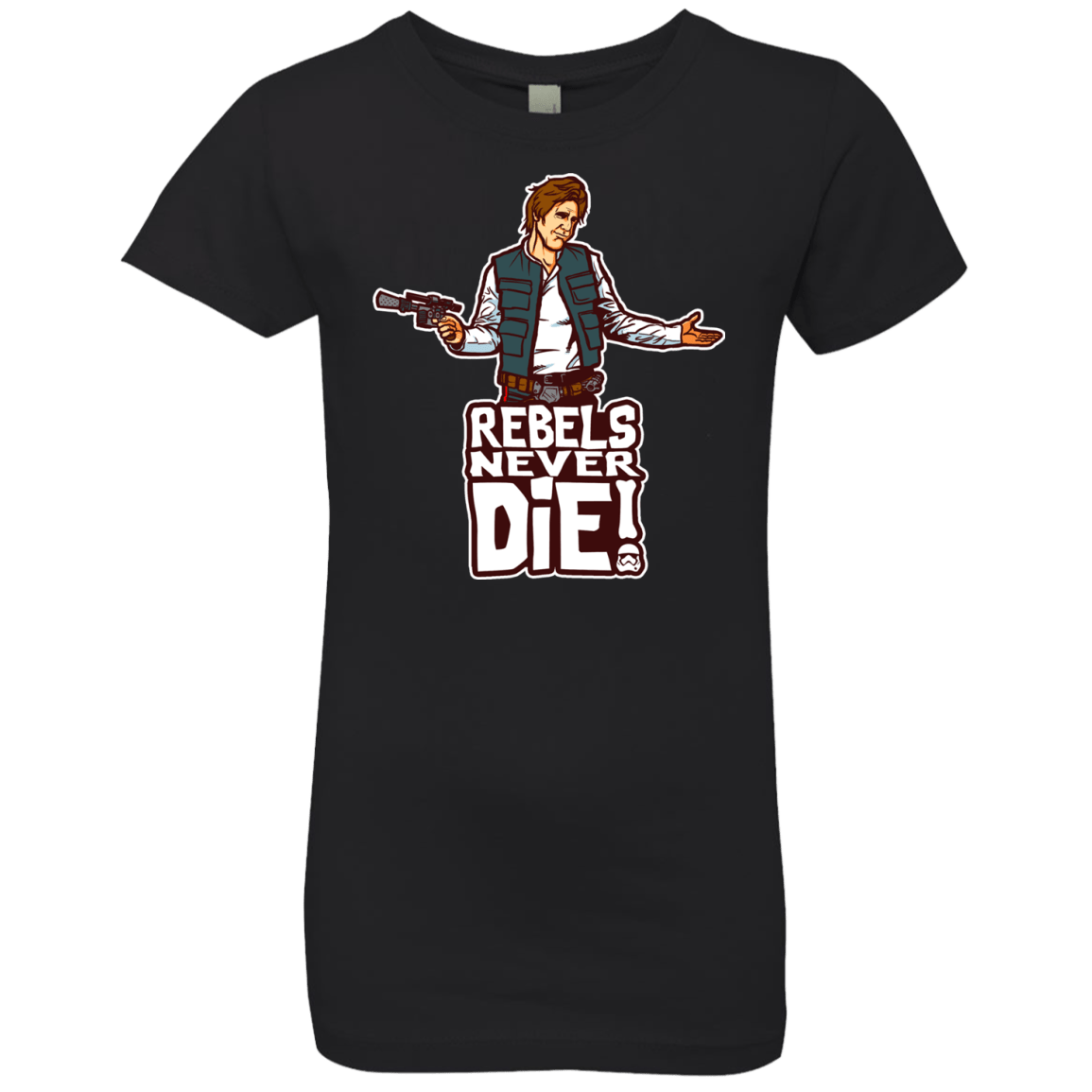 T-Shirts Black / YXS Rebels Never Die Girls Premium T-Shirt