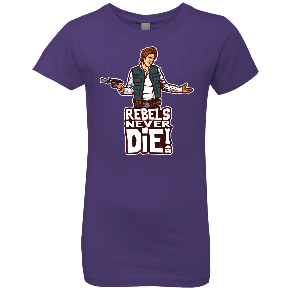 T-Shirts Purple Rush / YXS Rebels Never Die Girls Premium T-Shirt