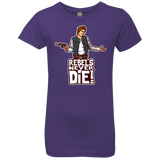 T-Shirts Purple Rush / YXS Rebels Never Die Girls Premium T-Shirt