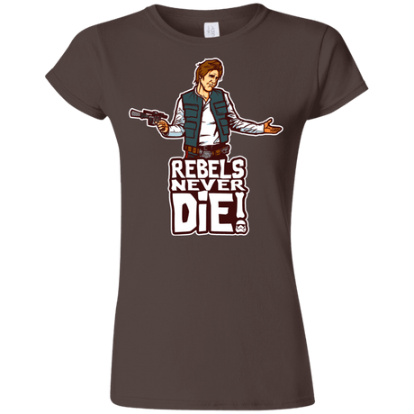 T-Shirts Dark Chocolate / S Rebels Never Die Junior Slimmer-Fit T-Shirt