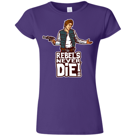 T-Shirts Purple / S Rebels Never Die Junior Slimmer-Fit T-Shirt