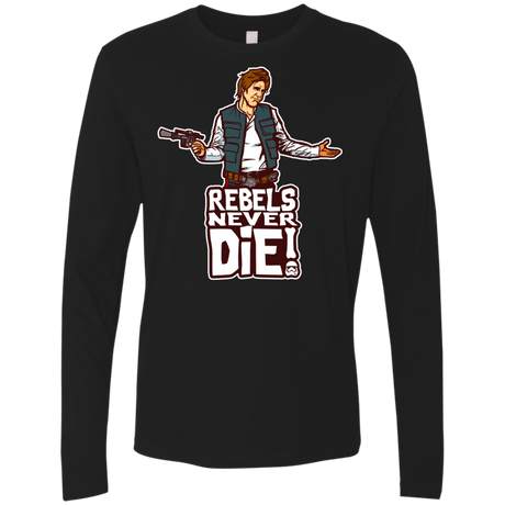 T-Shirts Black / S Rebels Never Die Men's Premium Long Sleeve