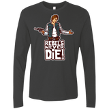T-Shirts Heavy Metal / S Rebels Never Die Men's Premium Long Sleeve