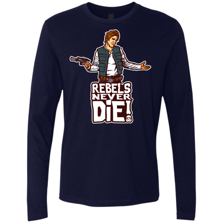 T-Shirts Midnight Navy / S Rebels Never Die Men's Premium Long Sleeve