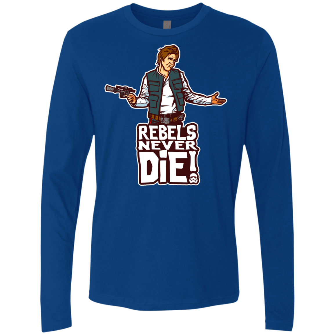 T-Shirts Royal / S Rebels Never Die Men's Premium Long Sleeve