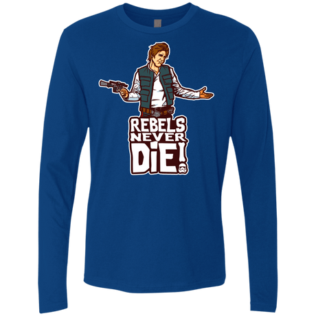 T-Shirts Royal / S Rebels Never Die Men's Premium Long Sleeve