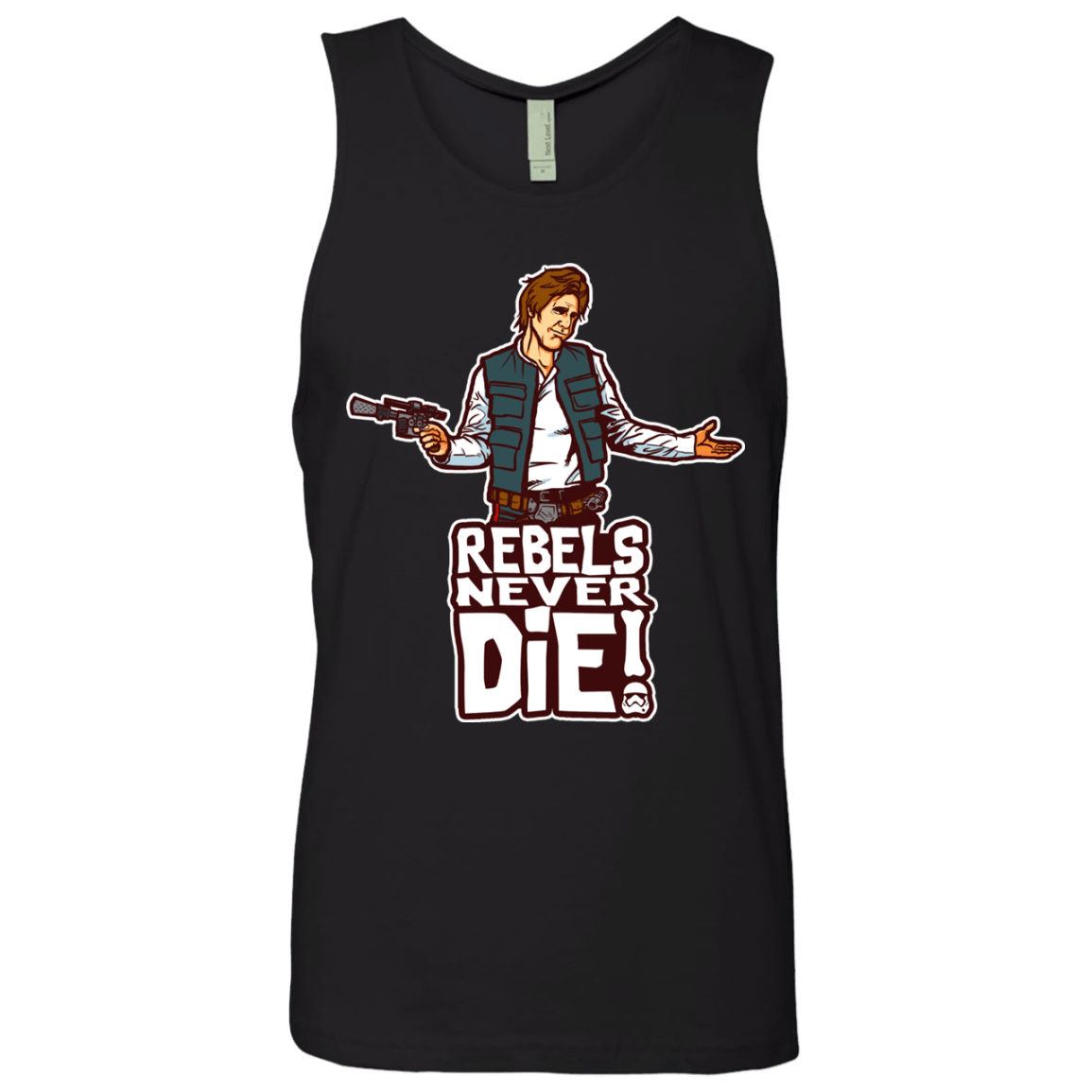 T-Shirts Black / S Rebels Never Die Men's Premium Tank Top