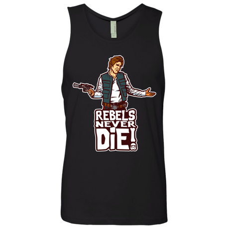 T-Shirts Black / S Rebels Never Die Men's Premium Tank Top