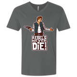 T-Shirts Heavy Metal / X-Small Rebels Never Die Men's Premium V-Neck