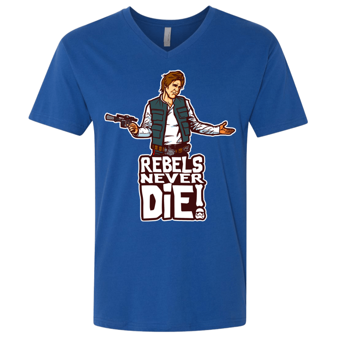 T-Shirts Royal / X-Small Rebels Never Die Men's Premium V-Neck