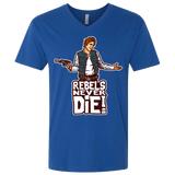 T-Shirts Royal / X-Small Rebels Never Die Men's Premium V-Neck