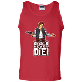 T-Shirts Red / S Rebels Never Die Men's Tank Top