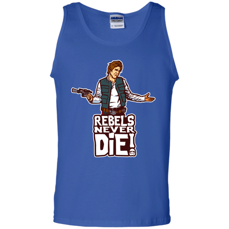 T-Shirts Royal / S Rebels Never Die Men's Tank Top
