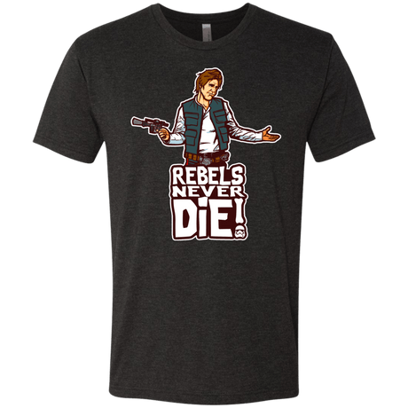 T-Shirts Vintage Black / S Rebels Never Die Men's Triblend T-Shirt