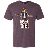 T-Shirts Vintage Purple / S Rebels Never Die Men's Triblend T-Shirt