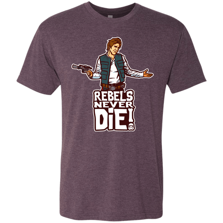 T-Shirts Vintage Purple / S Rebels Never Die Men's Triblend T-Shirt