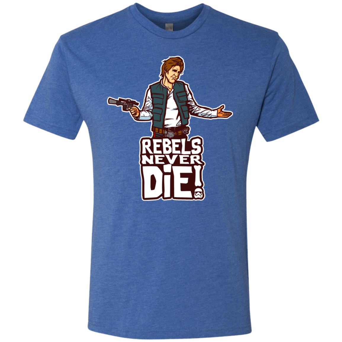 T-Shirts Vintage Royal / S Rebels Never Die Men's Triblend T-Shirt