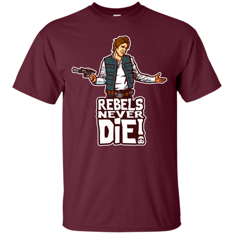 T-Shirts Maroon / S Rebels Never Die T-Shirt