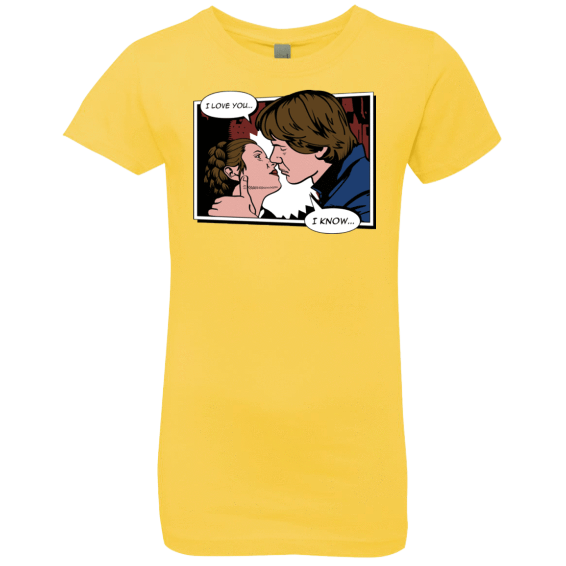 T-Shirts Vibrant Yellow / YXS Rebelstein Kiss Girls Premium T-Shirt