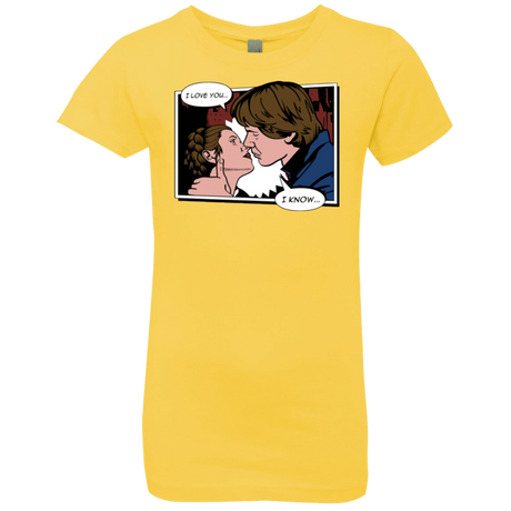 T-Shirts Vibrant Yellow / YXS Rebelstein Kiss Girls Premium T-Shirt