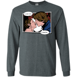 T-Shirts Dark Heather / S Rebelstein Kiss Men's Long Sleeve T-Shirt