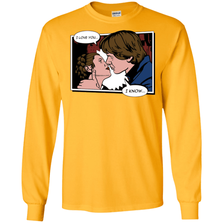 T-Shirts Gold / S Rebelstein Kiss Men's Long Sleeve T-Shirt