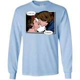 T-Shirts Light Blue / S Rebelstein Kiss Men's Long Sleeve T-Shirt