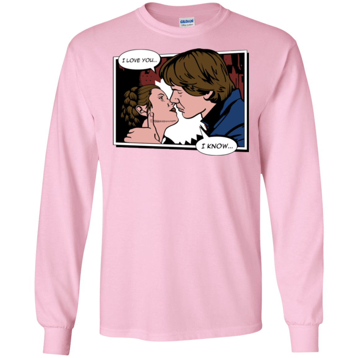 T-Shirts Light Pink / S Rebelstein Kiss Men's Long Sleeve T-Shirt