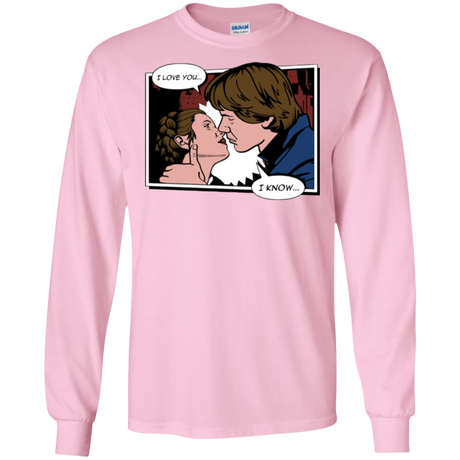 T-Shirts Light Pink / S Rebelstein Kiss Men's Long Sleeve T-Shirt