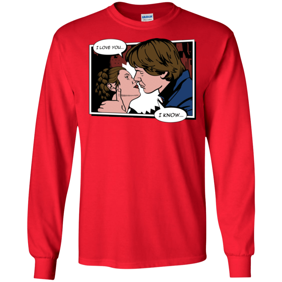 Love (Red), Men's Longsleeve T-Shirt Regular