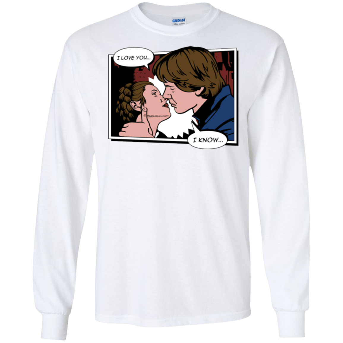 T-Shirts White / S Rebelstein Kiss Men's Long Sleeve T-Shirt