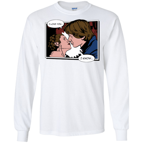 T-Shirts White / S Rebelstein Kiss Men's Long Sleeve T-Shirt