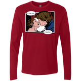 T-Shirts Cardinal / S Rebelstein Kiss Men's Premium Long Sleeve