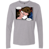 T-Shirts Heather Grey / S Rebelstein Kiss Men's Premium Long Sleeve