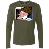 T-Shirts Military Green / S Rebelstein Kiss Men's Premium Long Sleeve