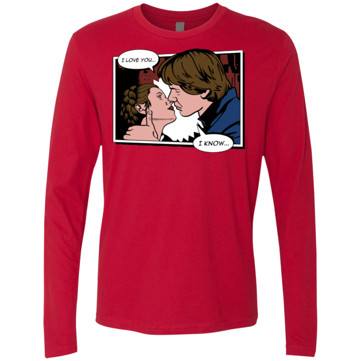 T-Shirts Red / S Rebelstein Kiss Men's Premium Long Sleeve