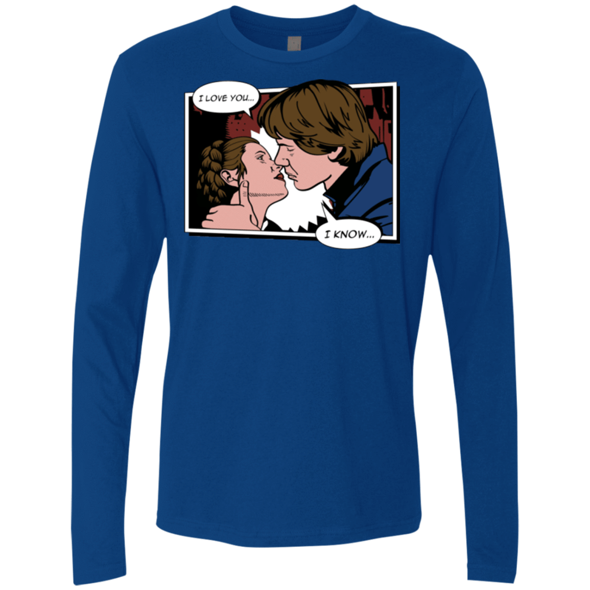 T-Shirts Royal / S Rebelstein Kiss Men's Premium Long Sleeve